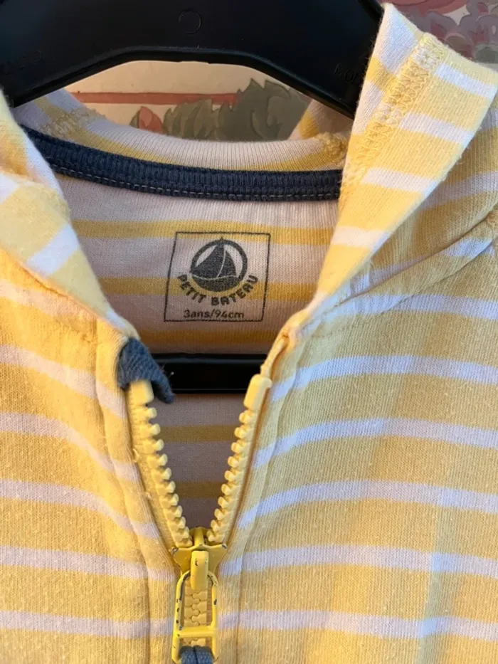 Veste à rayures garçon 3 ans - photo numéro 2