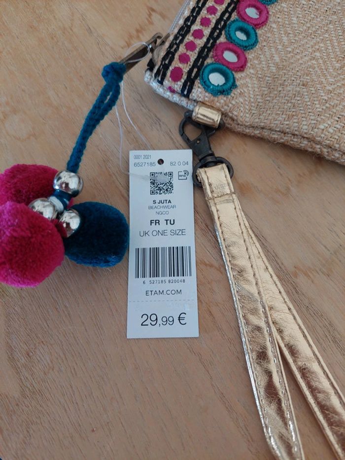 Pochette toile de jute - photo numéro 5