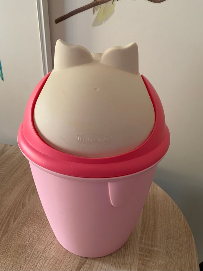 Poubelle cochon pour salle de bains ou pour chambre d’enfant - photo numéro 2