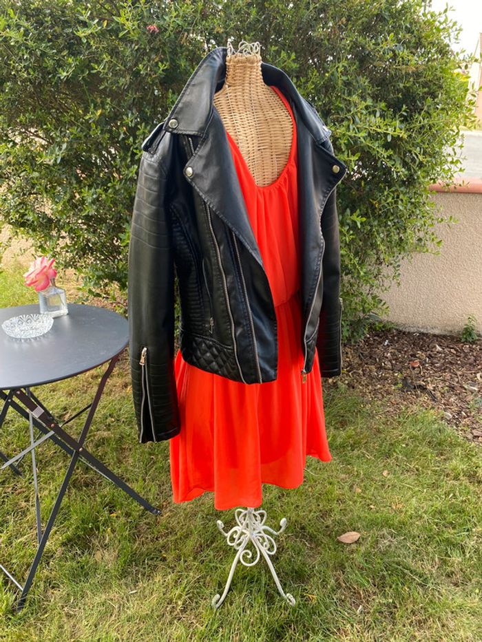 Robe chic Vera & Lucy orange taille M - photo numéro 19
