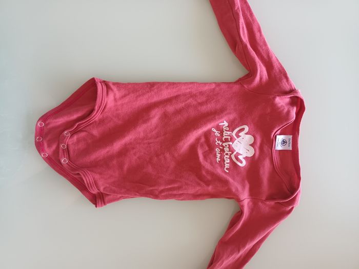 Lot de 3 bodies petit bateau, manches longues, 12 mois - photo numéro 8