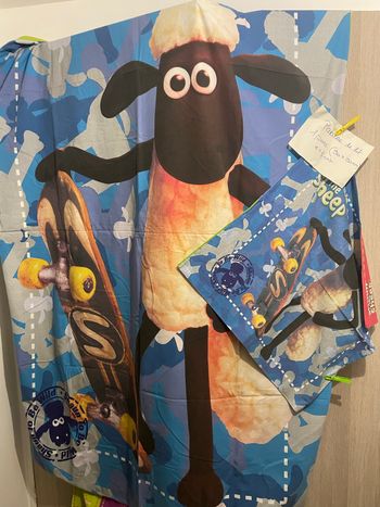 Parure de lit 90x190 cm (1pers.) Shawn le mouton