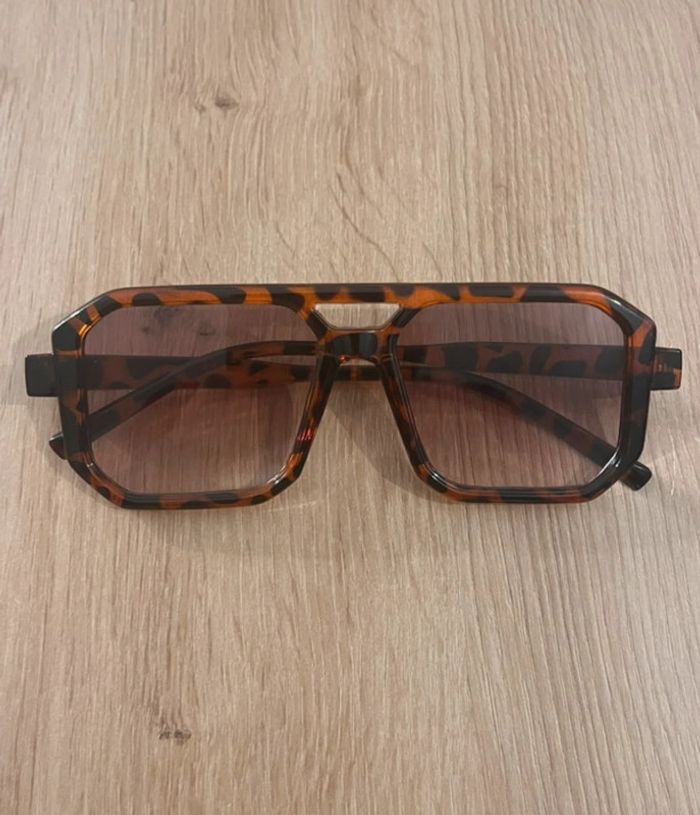 Lunettes de soleil marrons femmes vintages neuves - photo numéro 3
