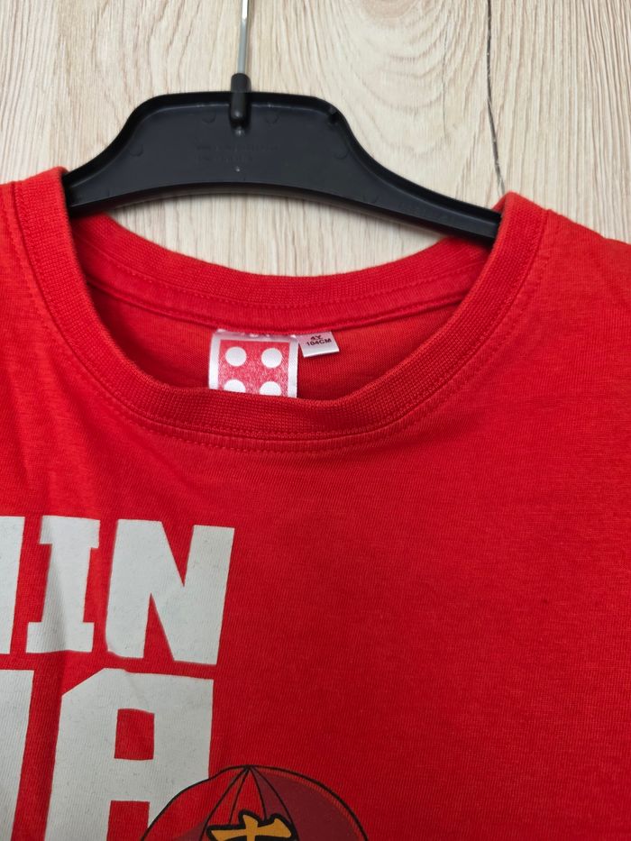 TEE-SHIRT NINJAGO ROUGE TAILLE 4ANS MARQUE LEGO - photo numéro 3