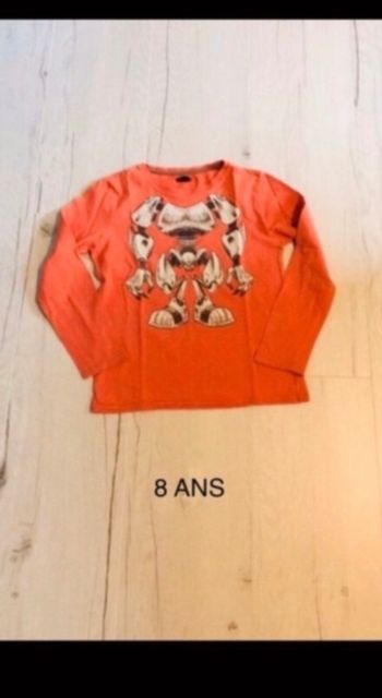 Tee shirt 8 ans robot