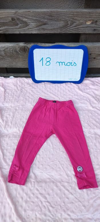 Legging rose 18 mois