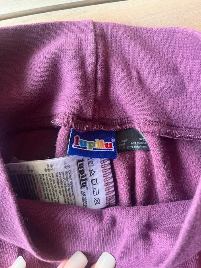 Pantalon jogging velours lupilu 2 ans - photo numéro 3