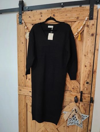 Robe pull noir TU