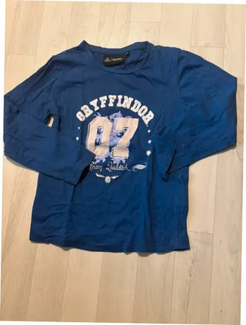 T-shirt 8 ans manches longues Harry Potter bleu