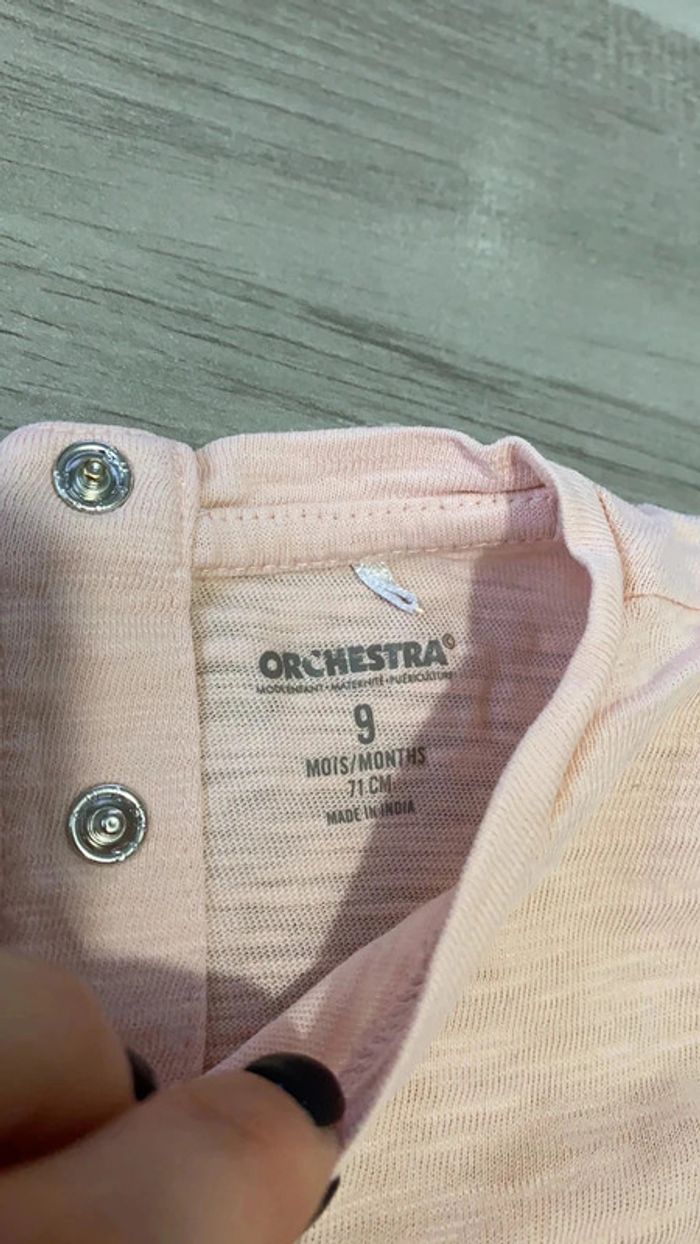 T-shirt manches longues orchestra 9 mois - photo numéro 3