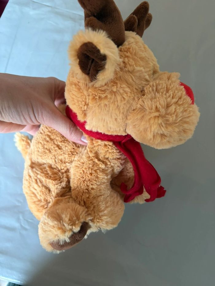 Peluche renne bouillotte micro ondes - photo numéro 2