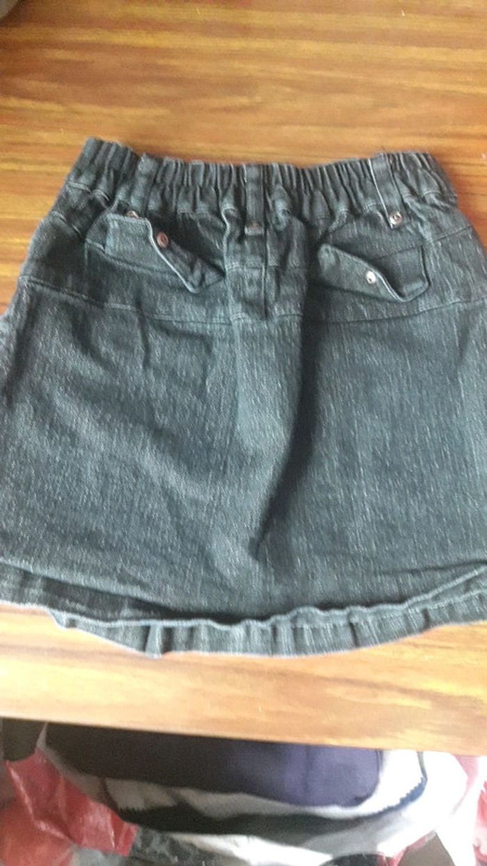 Jupe en jean noire t5a - photo numéro 2