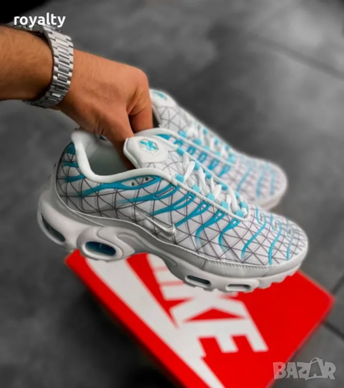 Nike tn marseille blanc bleu 41 - photo numéro 4