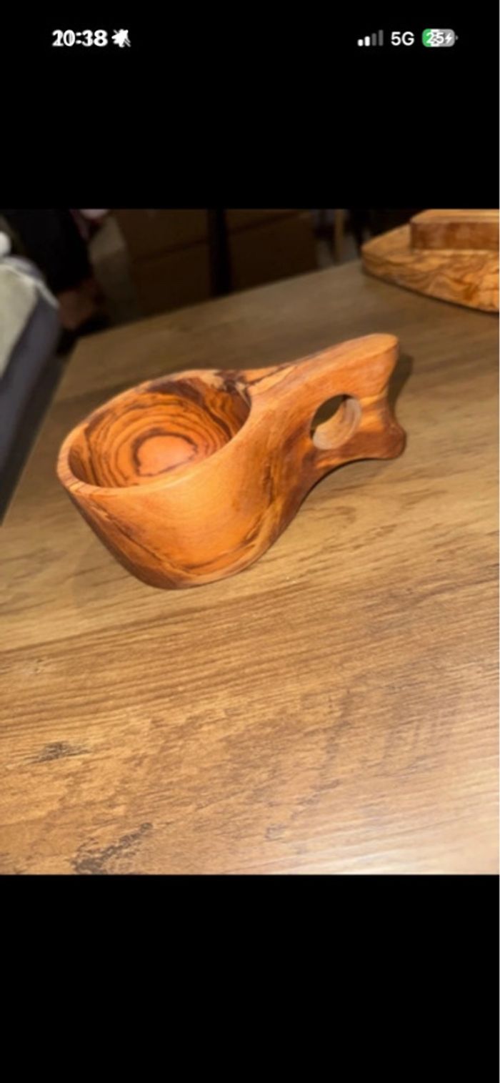 Tasse kuksa en bois d’Olivier