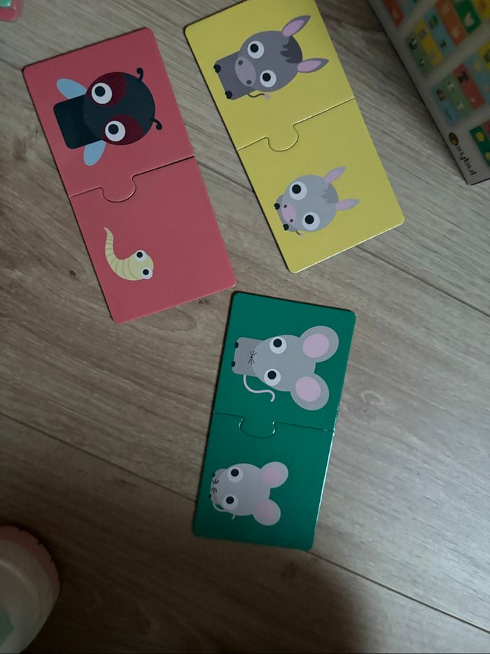 Jeu puzzle 2 pièces - association - photo numéro 5