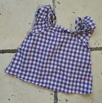 Blouse d'été à carreaux Petit Bateau - 4 ans
