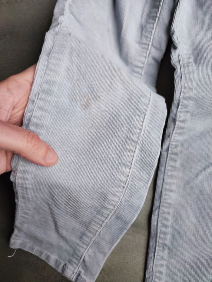 Pantalon velours gris 4 ans Kiabi - photo numéro 6