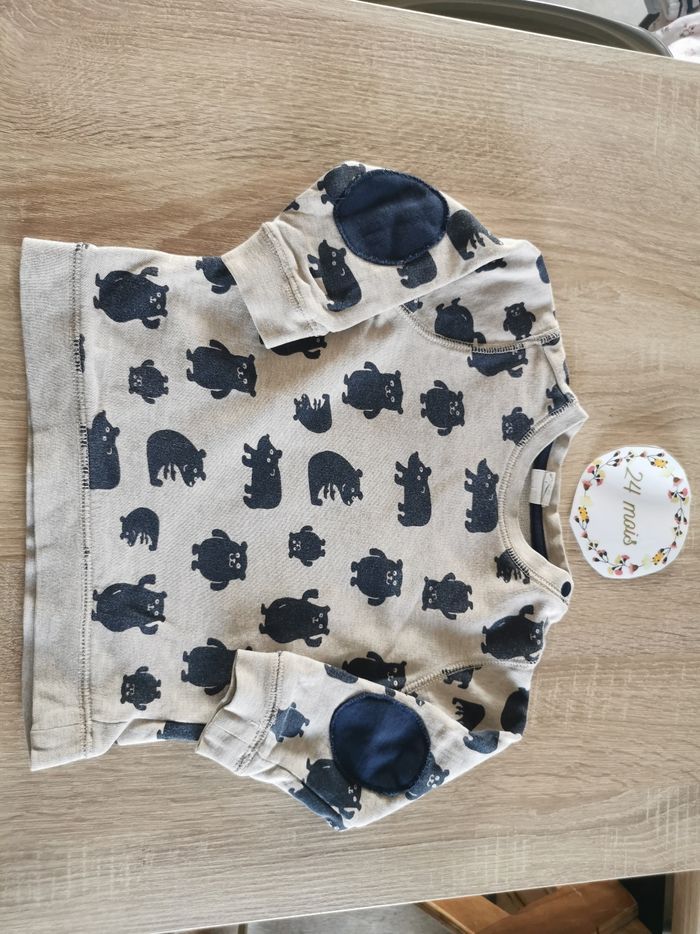 Lot de 3 sweats bébé garçon 12/18mois (86cm) H&M et zara babyboy - photo numéro 2