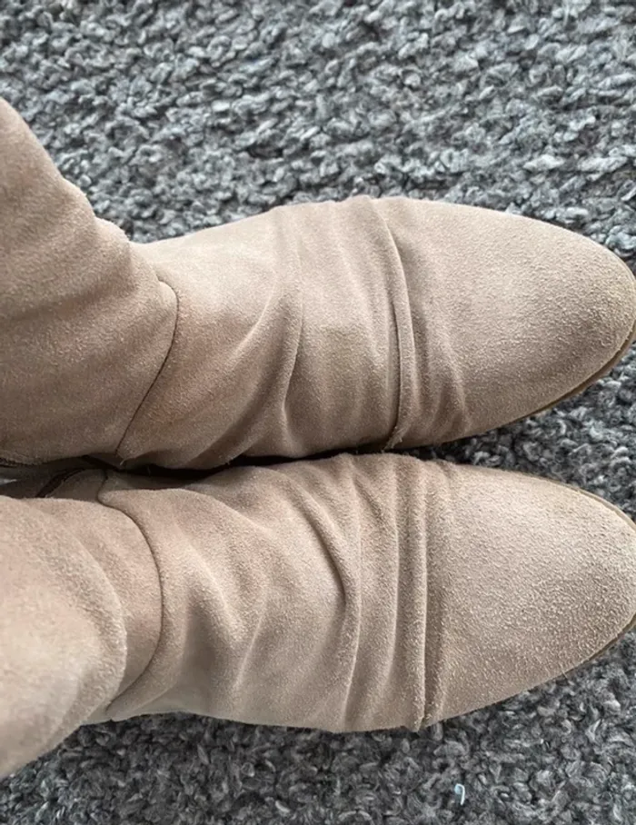 Bottines beige étoiles - photo numéro 6
