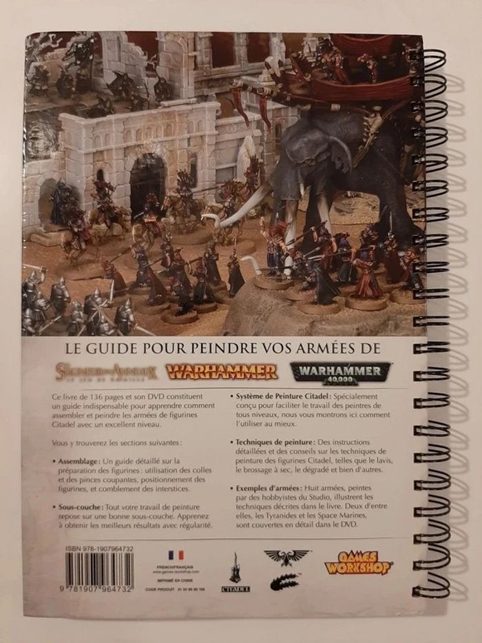 Peindre les figurines Citadel en français - format cartonné avec reliure anneaux - photo numéro 2