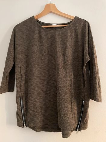 Pull léger, manches 3/4 kaki Pimkie