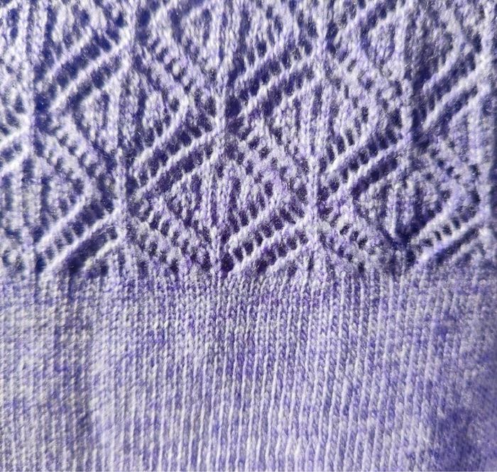 Pull fin couleur parme pour femme taille S, Diane Laury - photo numéro 4