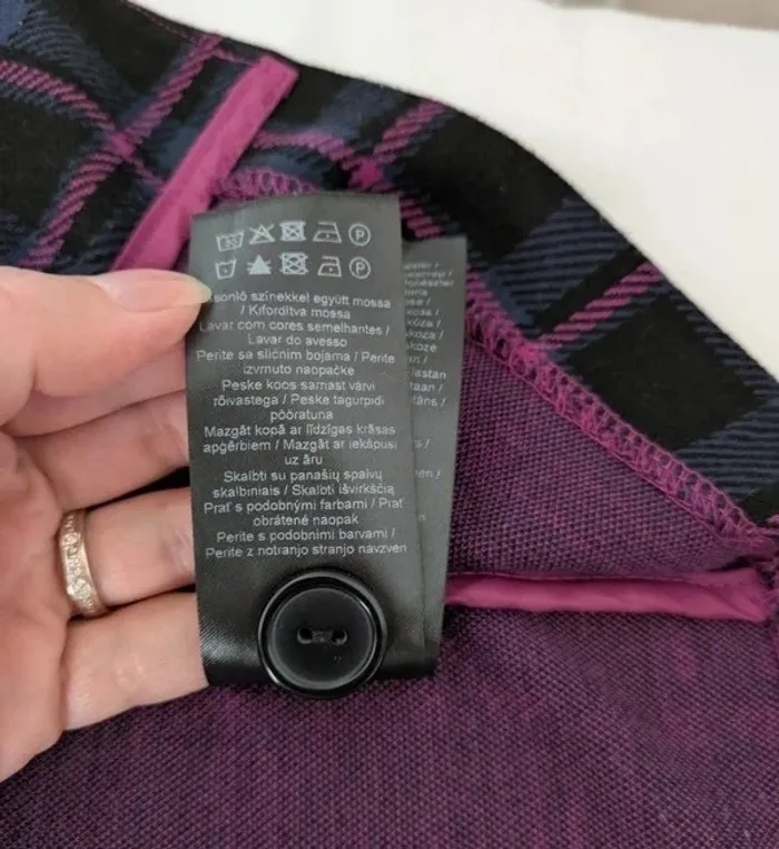 Veste légère à carreaux - ICHI - taille L - photo numéro 7