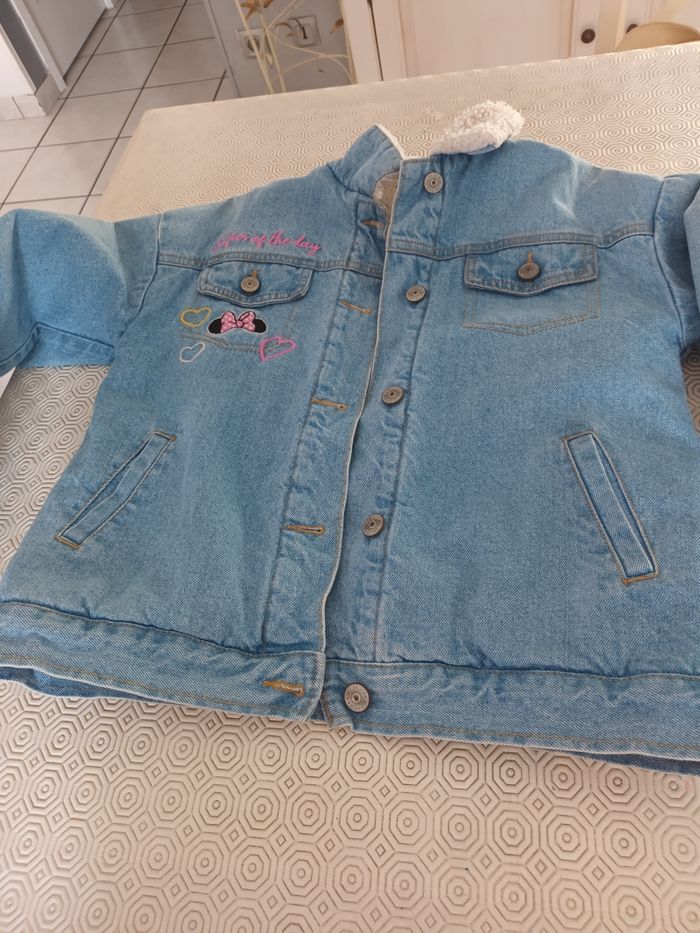 Veste en jean 12 ans minnie kiabi - photo numéro 1