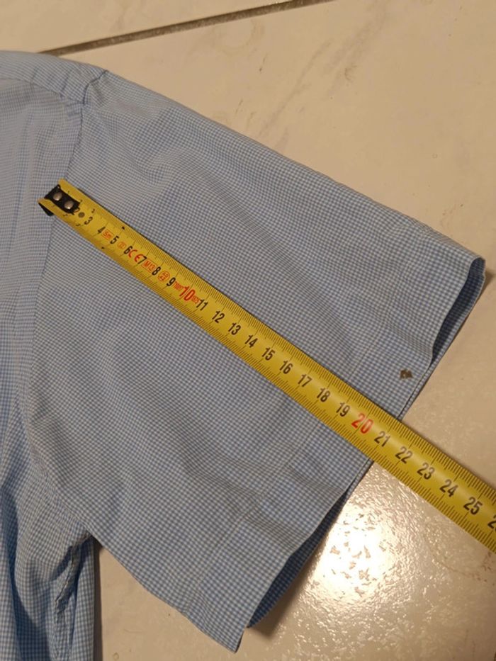 🟦 Chemise Ralph Lauren à petits carreaux – Taille L – Manches courtes (Custom Fit) - photo numéro 11