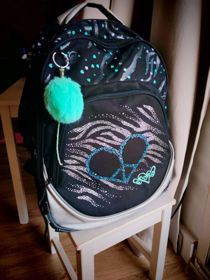 Sac à dos peace noir carrefour - photo numéro 7