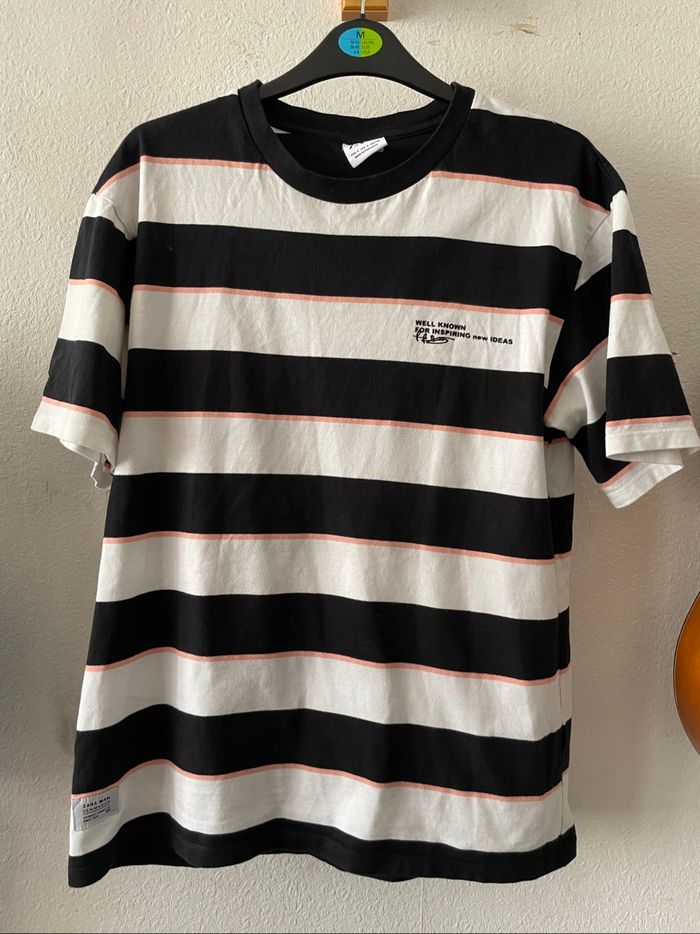 T-shirt Rayé Zara S - photo numéro 4