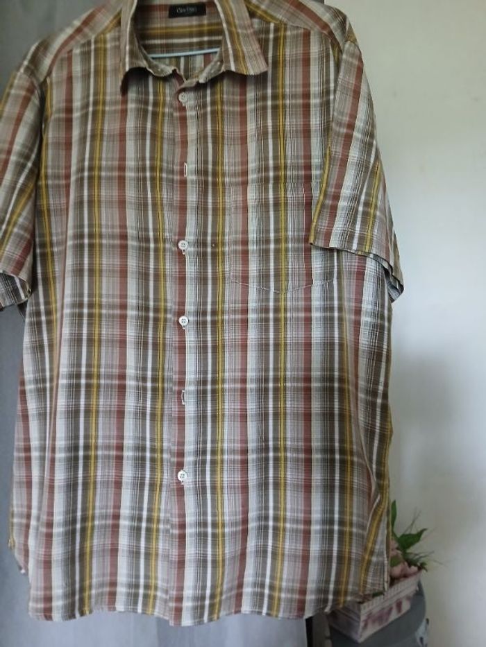 chemisette manches courtes hommes