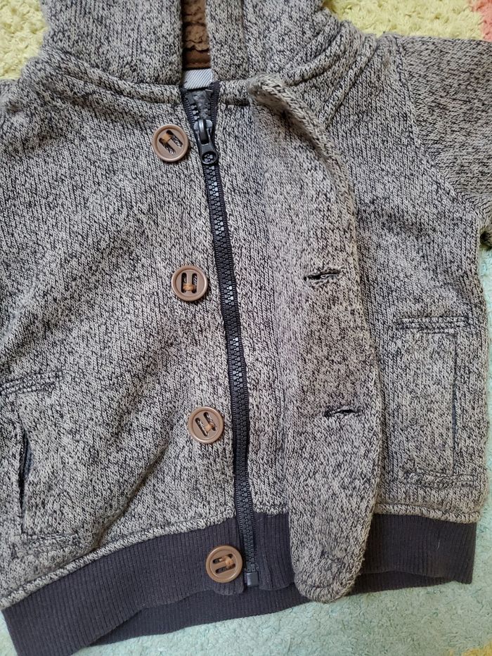 Veste à capuche chaude - 6 mois - TBE - JBC - photo numéro 2