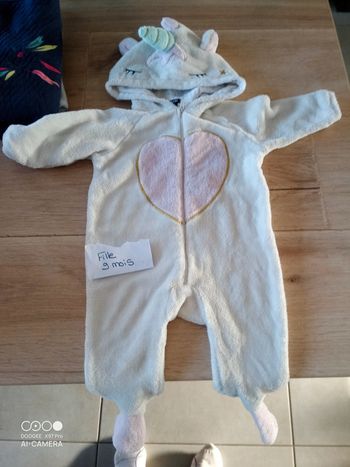 Surpijama licorne 9mois