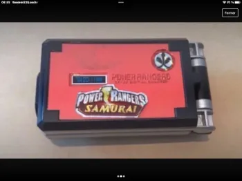 vintage portable sonore bandai power rangers