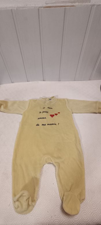Pyjama chaud 3 mois