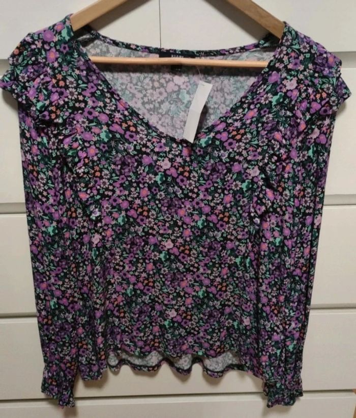 Chemisier fleuri Neuf t.42/44