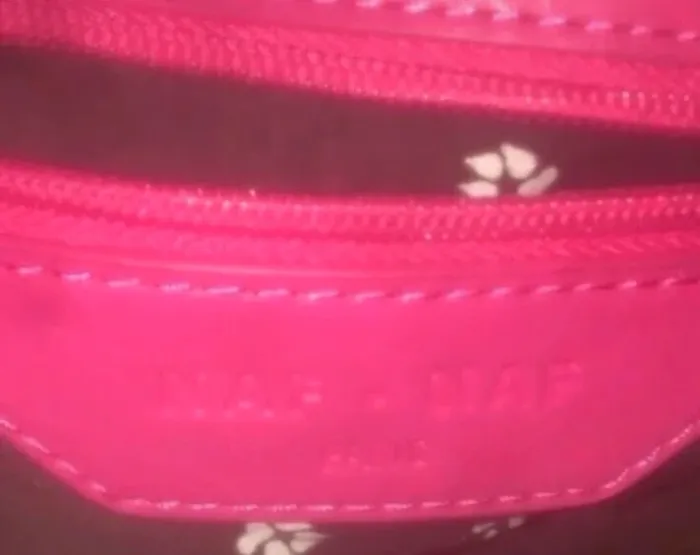Sac à main cabas naf naf 30cm longueur 20cm largeur noir rose - photo numéro 4