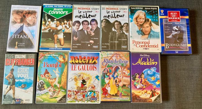 Vidéos VHS - 3 à 5 euros l'unité - photo numéro 1