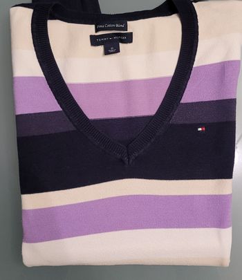 Pull Tommy Hilfiger à  rayures femme Taille M
