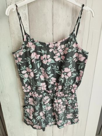 Combi short à fleurs