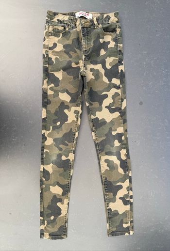Jean slim camouflage