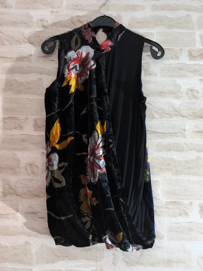 Tunique Desigual style velours - Taille L - Neuf avec étiquette