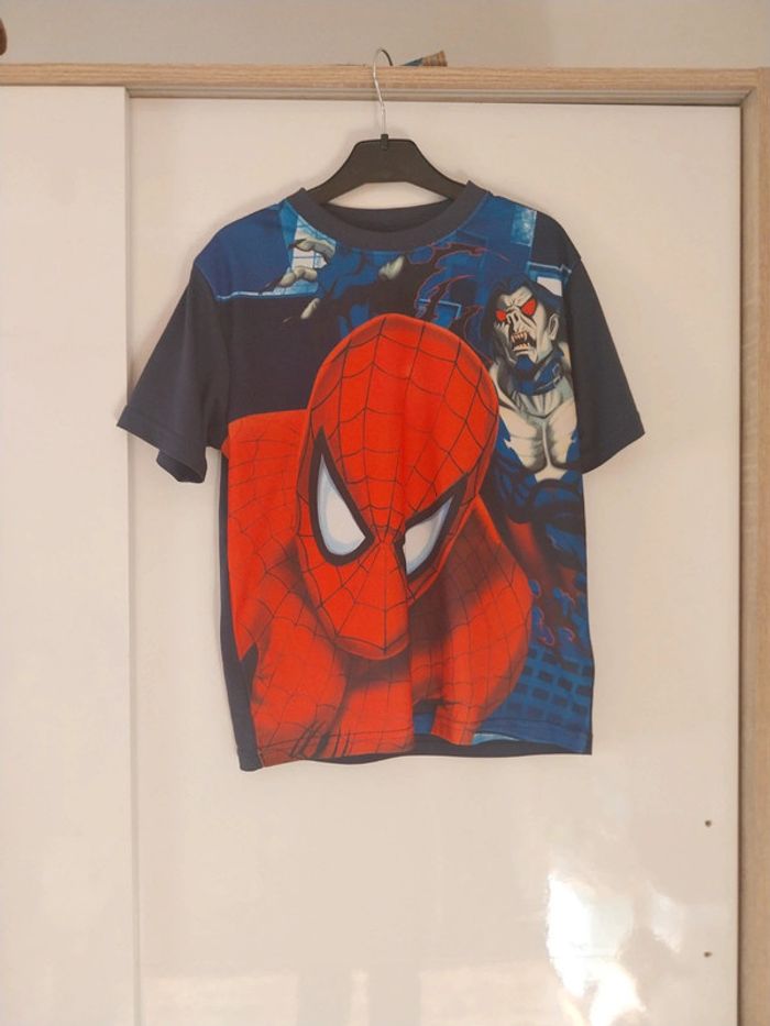 Tee-shirt garçon spiderman 8 ans