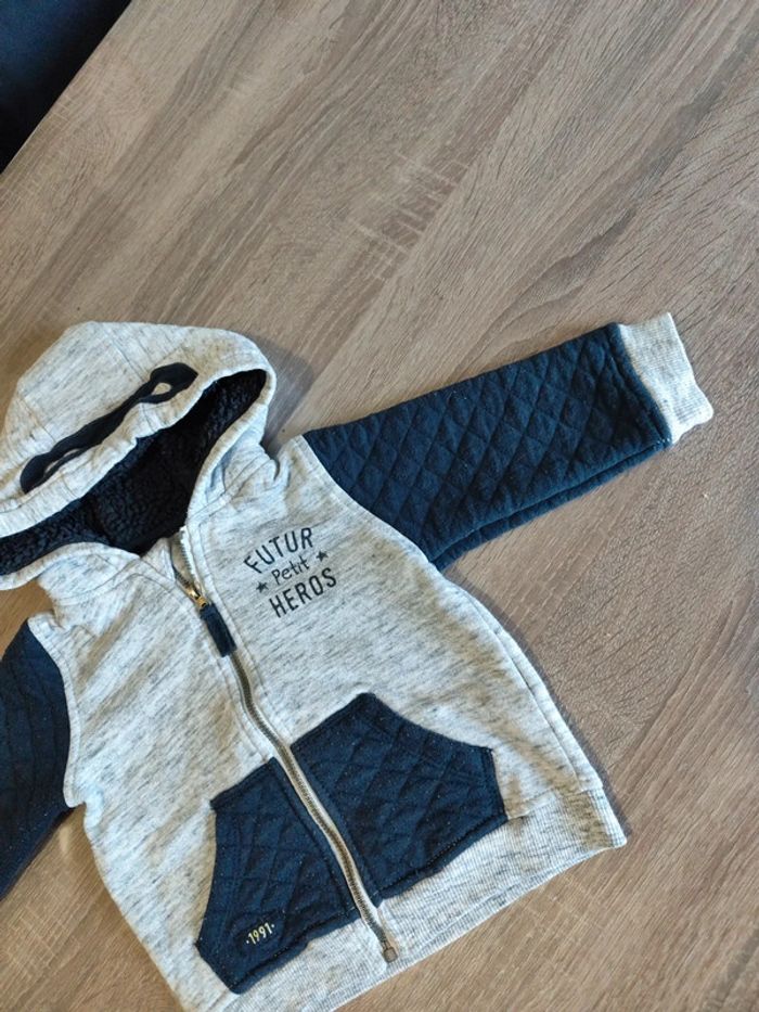 Gilet zippé 18 mois - photo numéro 2