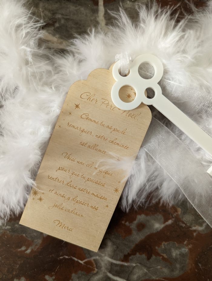 Clé magique du père Noël  à personnaliser