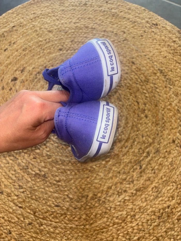 Basket le coq sportif violette - photo numéro 5
