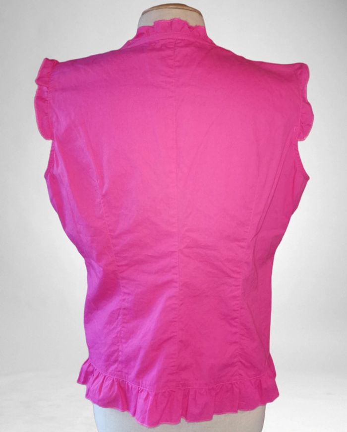 Chemisier rose brodé - photo numéro 5
