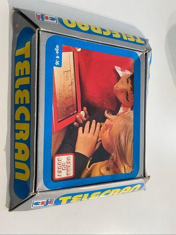 Telecran Bleu jeu vintage
