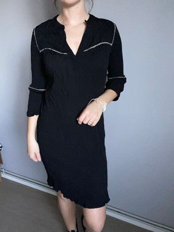 Magnifique robe noir camaïeu taille s